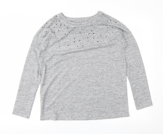 TU Womens Grey Pullover Jumper Size 8