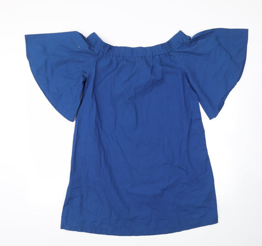 H&M Womens Blue Jacket Dress Size 10