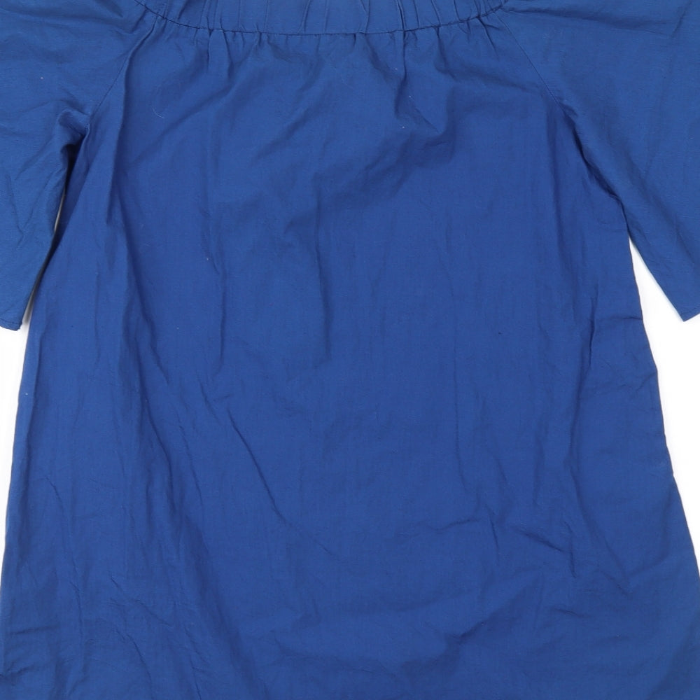 H&M Womens Blue Jacket Dress Size 10