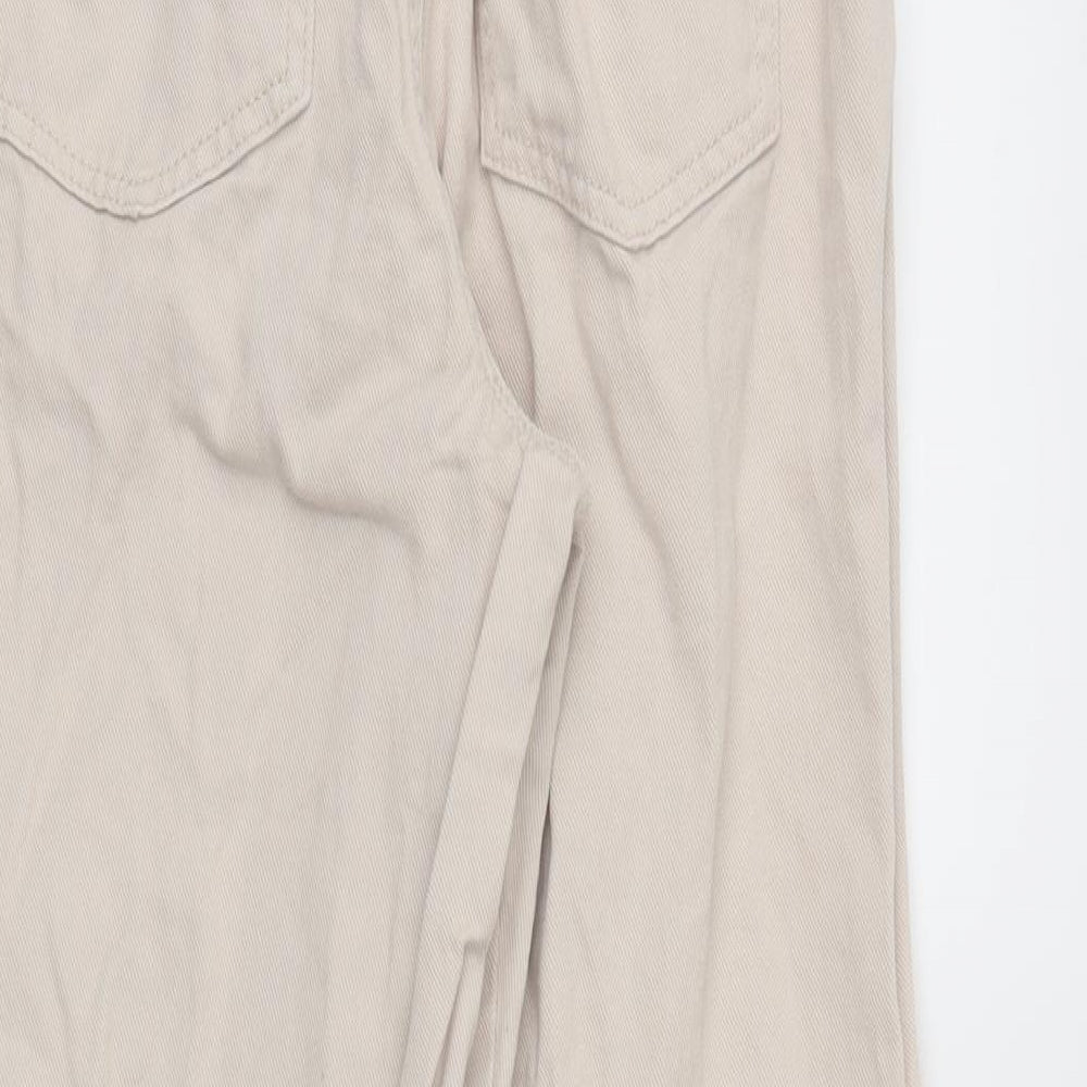 Womens UK Size 6 H&M Regular Fit Skinny Ivory Jeans