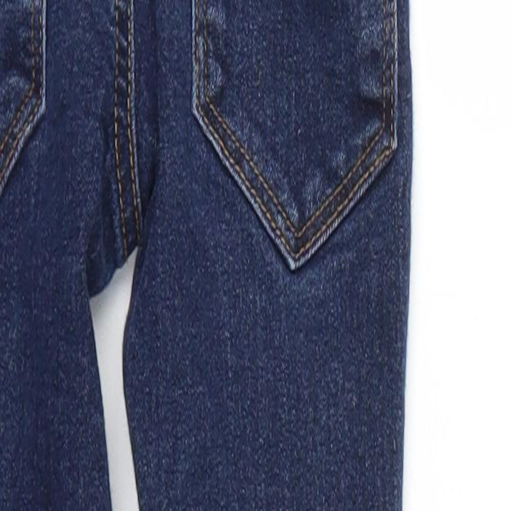 Next Girls Blue Straight Jeans Size 3 Years