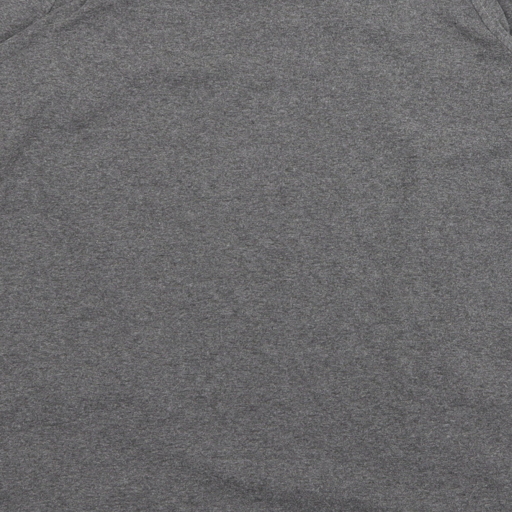 Womens UK Size L Yidarton Grey Basic T-Shirt