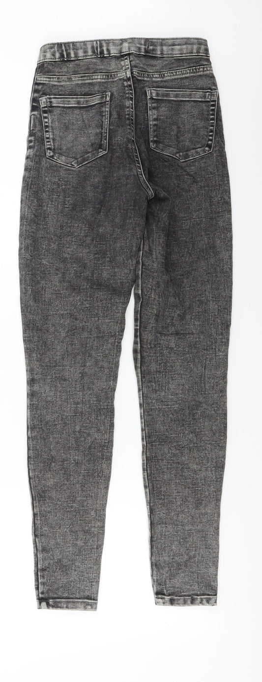 denim co Womens Grey Skinny Jeans Size 6 L28 in