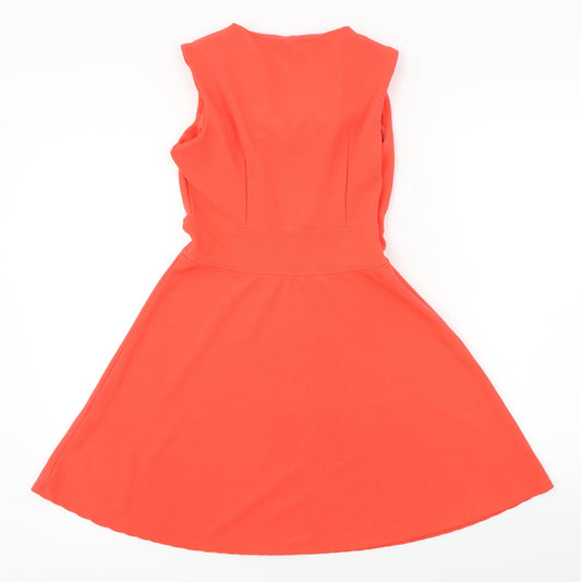 New York Laundry Womens Orange A-Line Size M