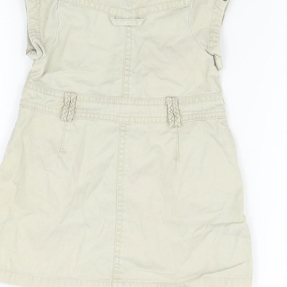 H&M Girls Beige Jacket Size 6-9 Months - BUTTERFLY