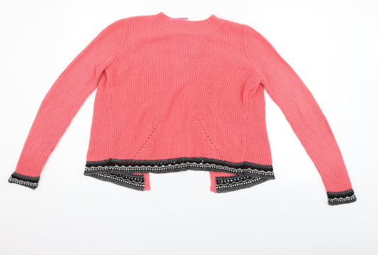 TU Womens Pink Pullover Jumper Size 12
