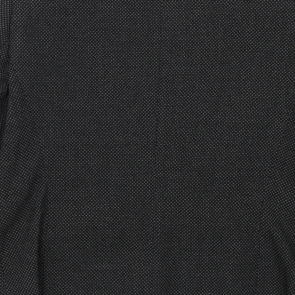 Klass Womens Grey Rayon Jacket Suit Jacket Size 14