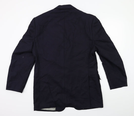 Aquascutum Mens Blue   Jacket Suit Jacket Size 42