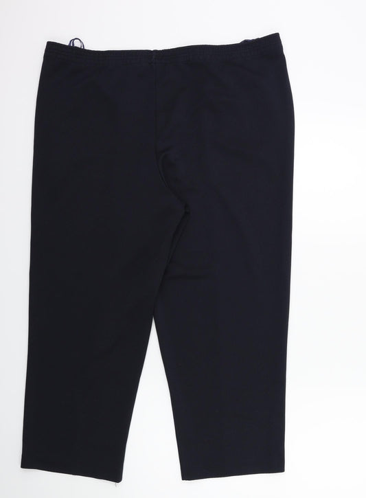 Womens UK Size 14 Bonmarché Regular Fit Sweatpants Blue Trousers