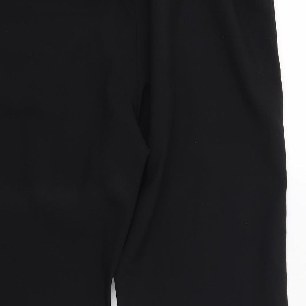 Womens UK Size 18 Damart Regular Fit Black Trousers