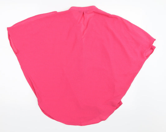 Womens UK Size 12 Marina Kaneva Pink Basic Blouse
