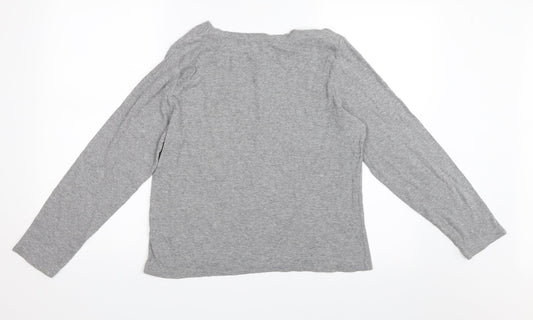 Womens UK Size 20 Atmosphere Grey Basic T-Shirt