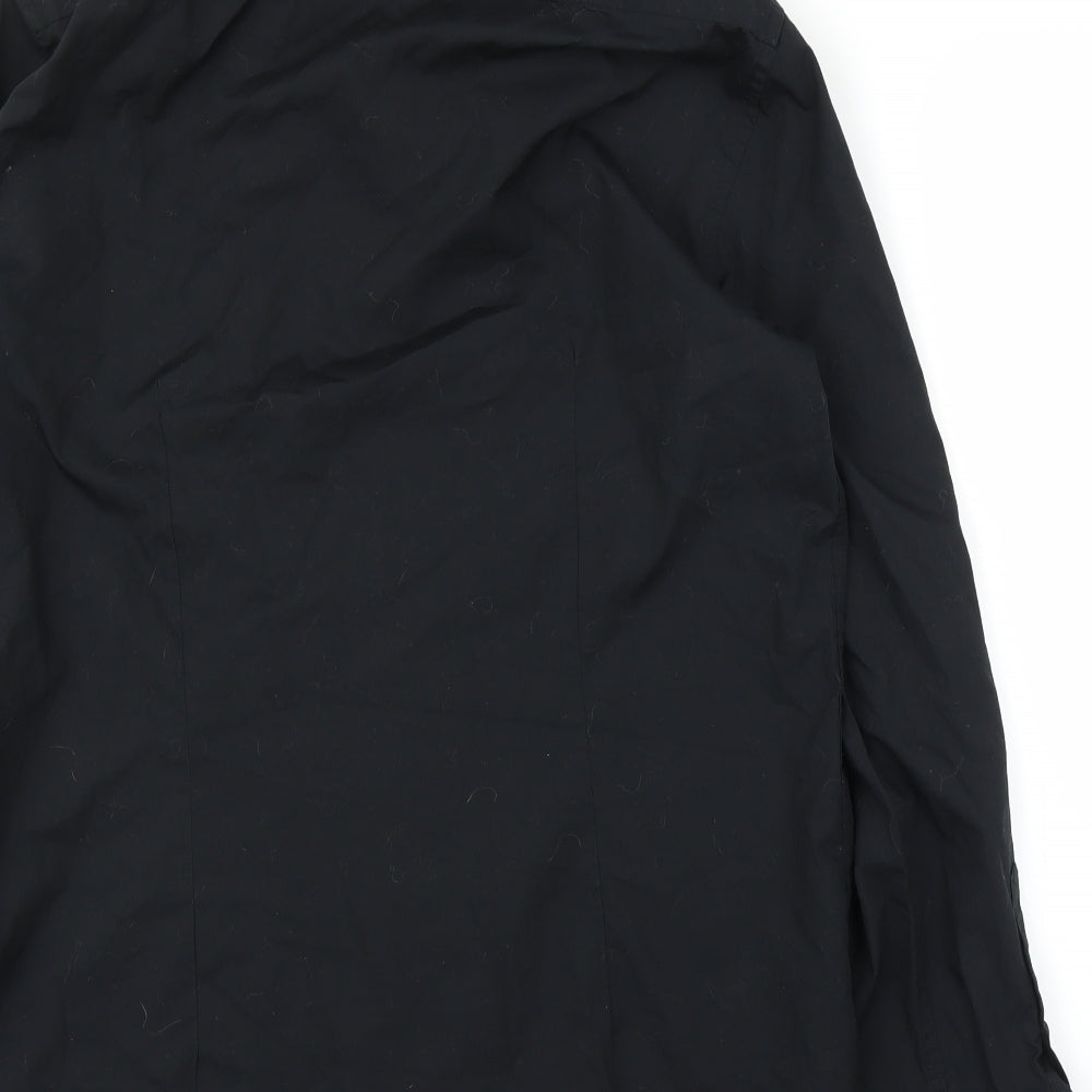 F&F Mens Black Button-Up Size 15.5