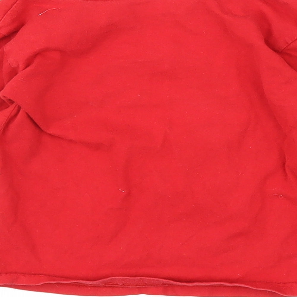 Kool Kids Boys Red Animal Print Basic T-Shirt Size 9-12 Months - Giraffe