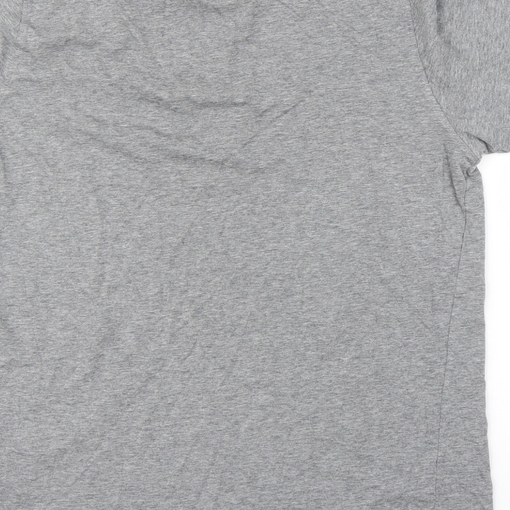 Womens UK Size XL M&S Grey Basic T-Shirt