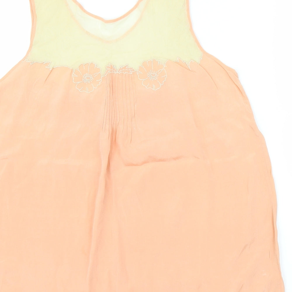 Womens UK Size M Preworn Pink Basic Blouse