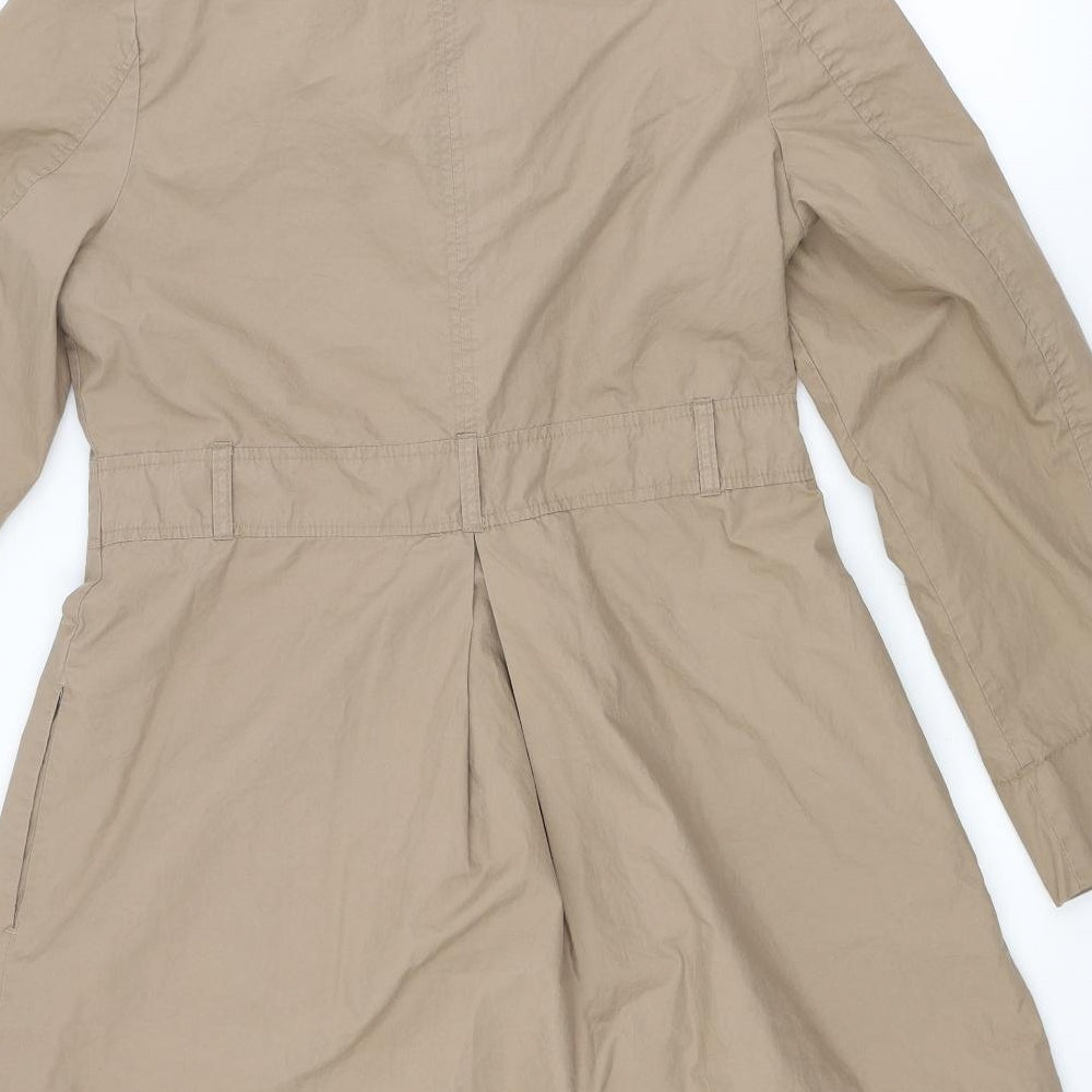 Papaya Womens Brown Overcoat Coat Size 12