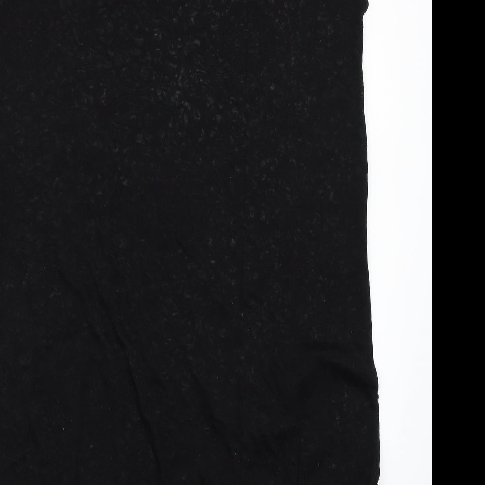 F&F Womens Black Basic T-Shirt Size S