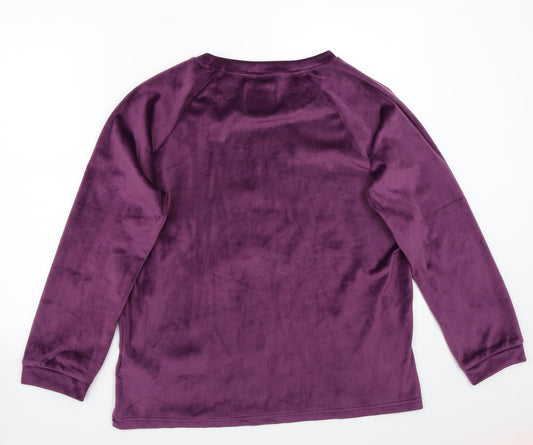 Love to lounge Womens Purple Pullover Jumper Size M