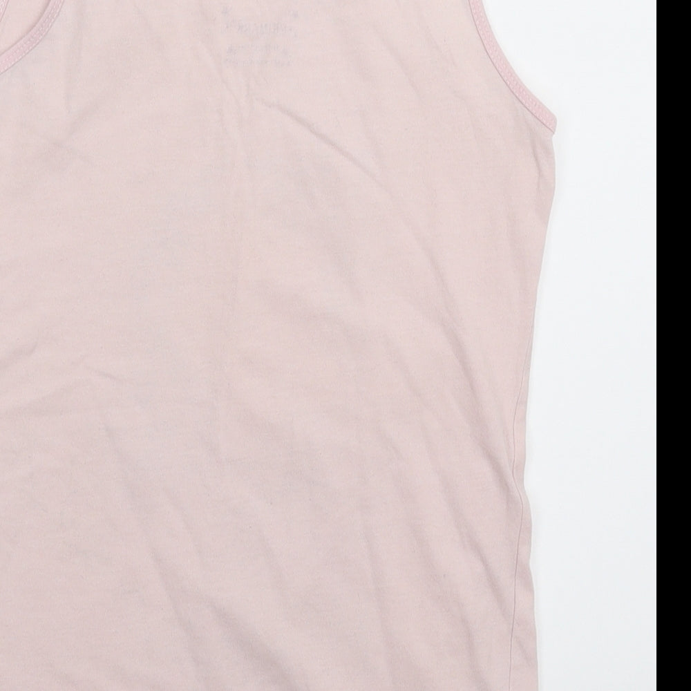 Primark Girls Pink Basic Tank Size 11 Years
