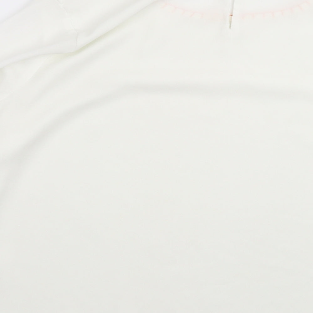 TU Womens White Basic Blouse Size 18