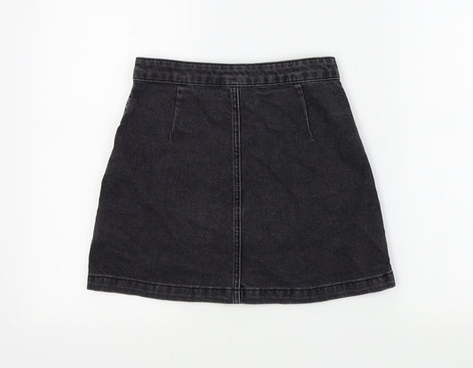 Womens UK Size 25 in top shop A-Line Skirt