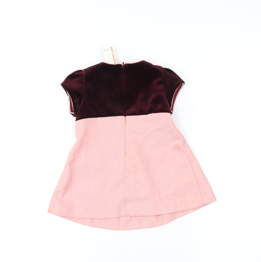 Preworn Boys Pink Shift Size 12 Months