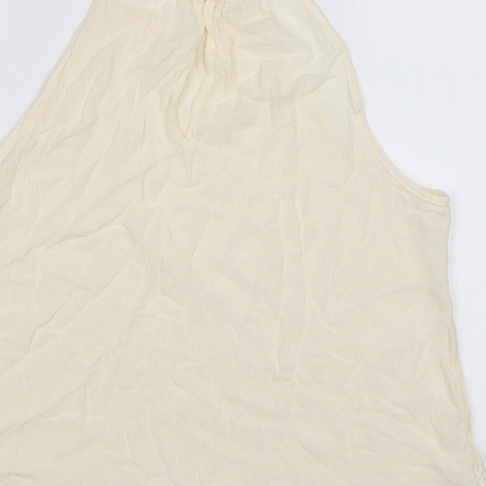 Womens UK Size 8 Divided White Camisole Blouse