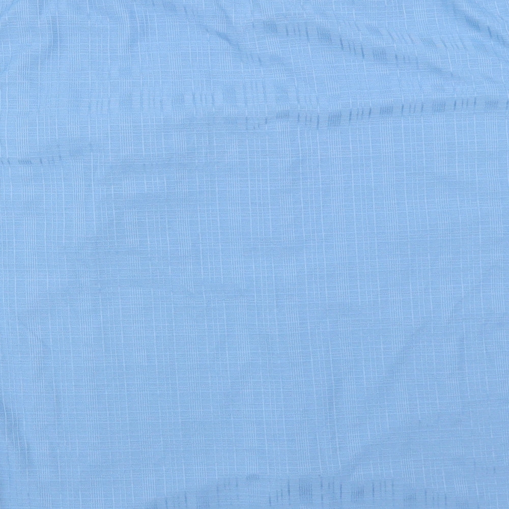 sun cai Mens Blue Button-Up Size L