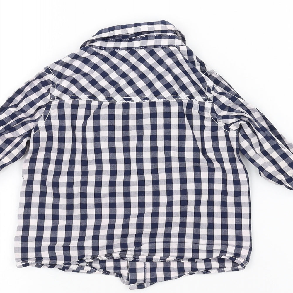 George Baby Blue Basic Button-Up Size 12-18 Months