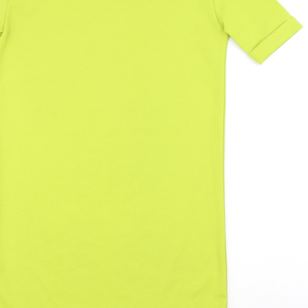 Boohoo Womens Green T-Shirt Dress Size 10