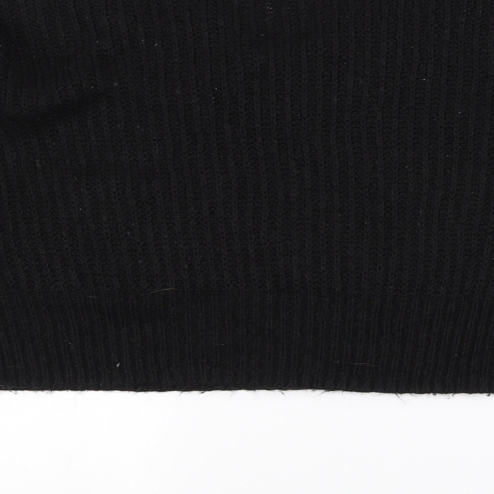 Brand and care label for Tu women’s black knit jumper, size UK 16