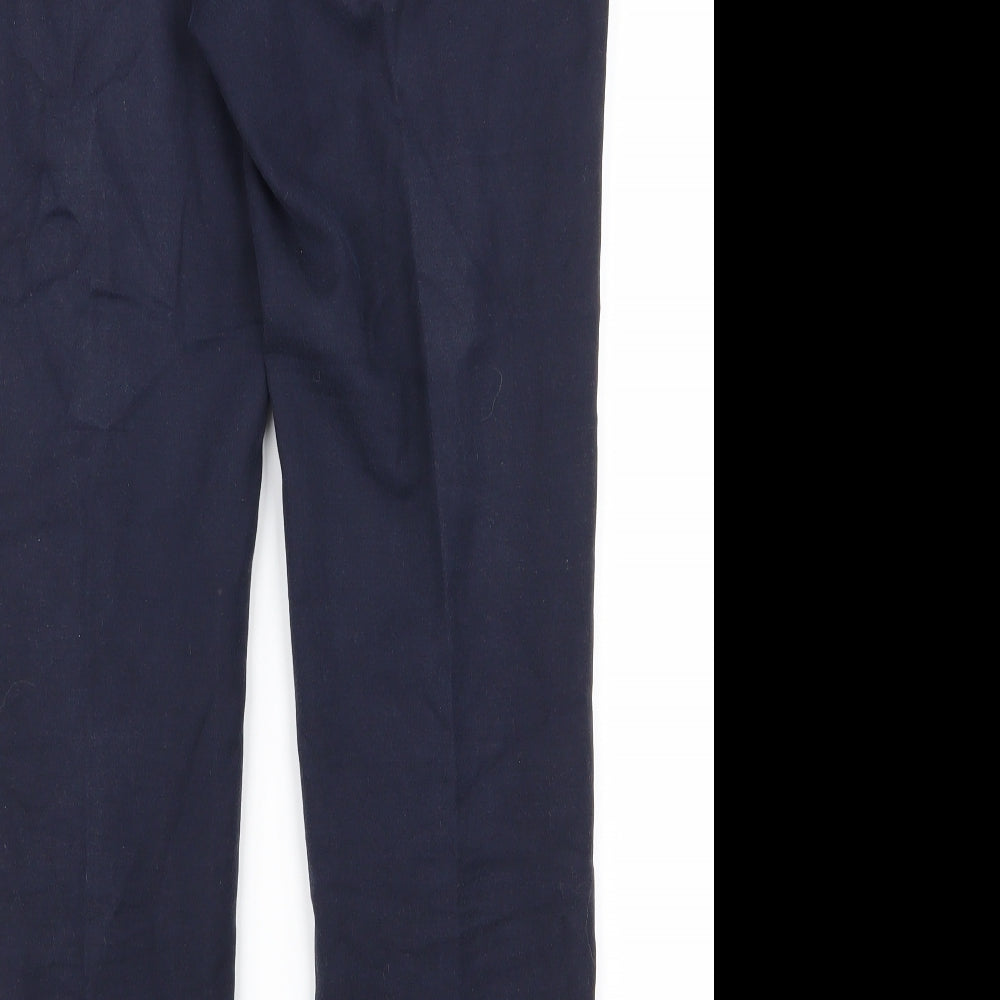 Womens UK Size 8 Zara Regular Fit Black Trousers