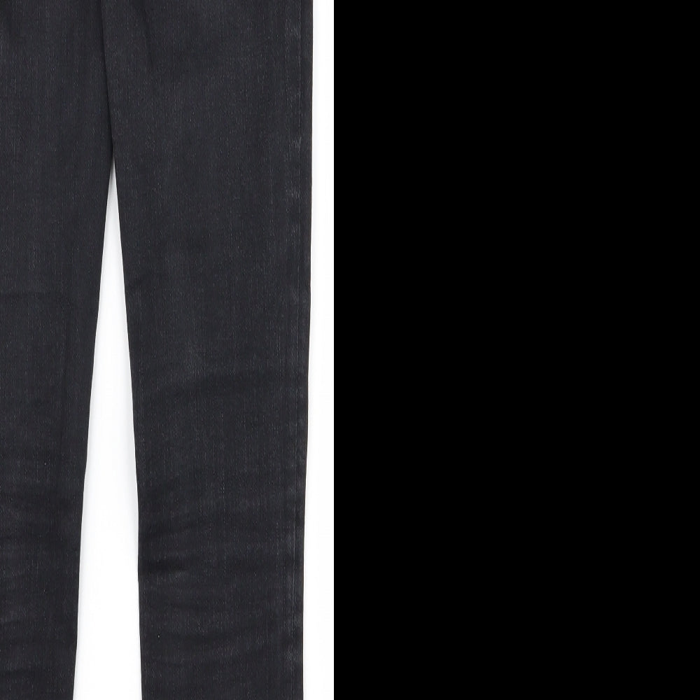 David Warren Womens Black Skinny Jeans Size 12 L24 in