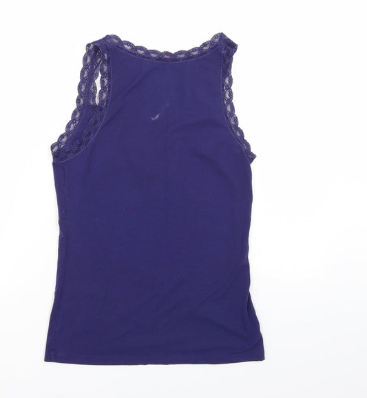 Womens UK Size 10 TU Blue Basic Tank