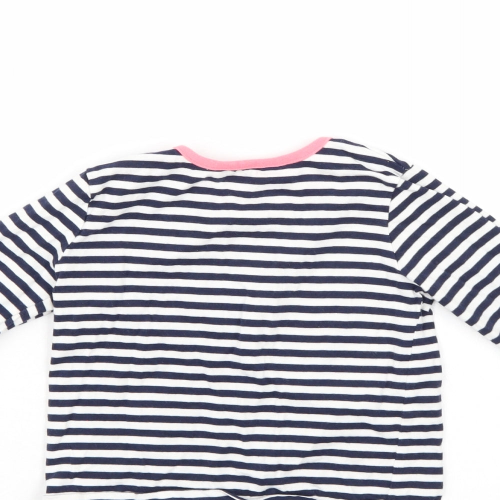 George Boys Blue Striped Pullover Sweatshirt Size 2-3 Years