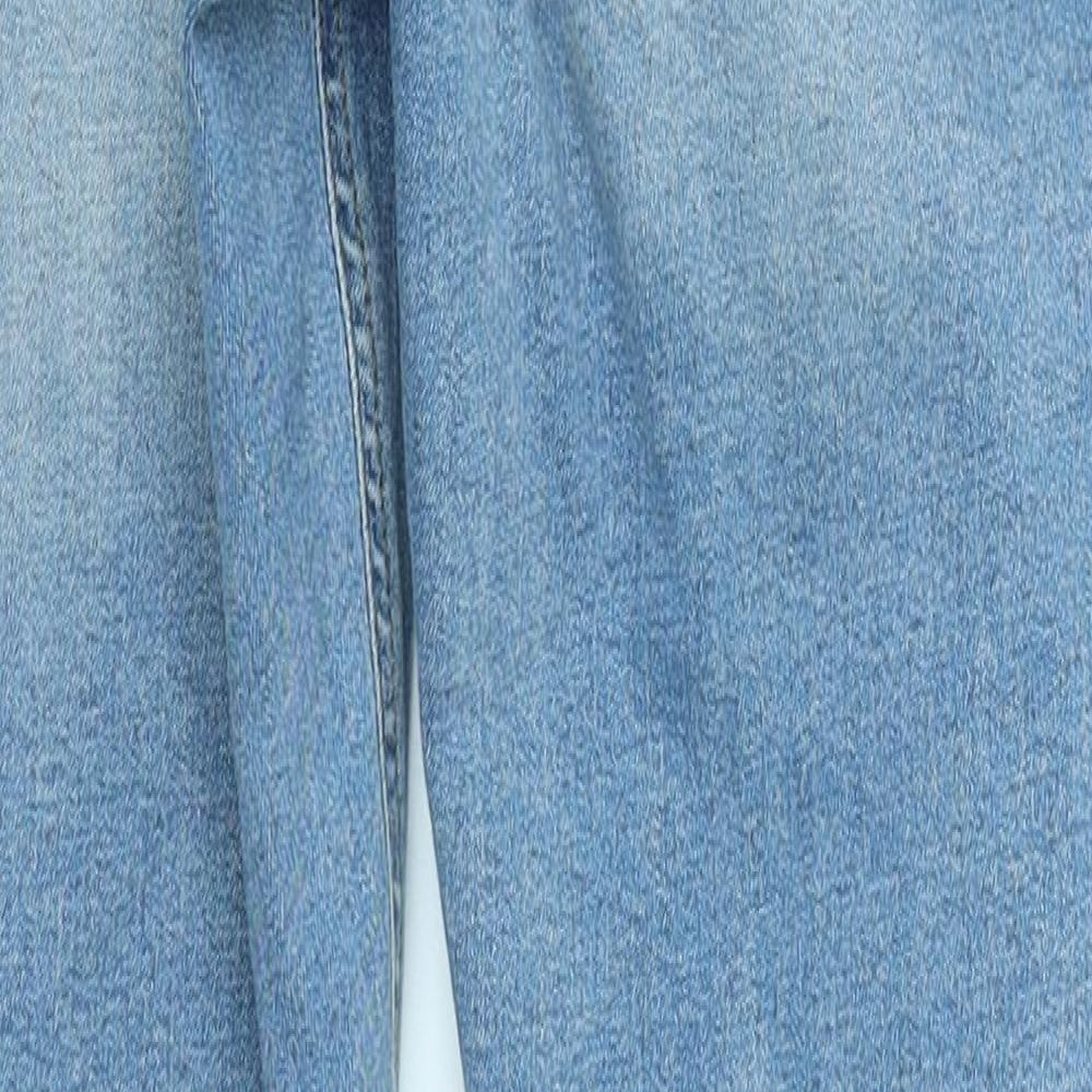 Topshop Womens Blue Denim Skinny Jeans Size 28 in L32 in
