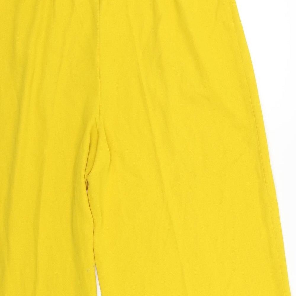 Primark Womens Yellow Trousers Size 14 L25 in