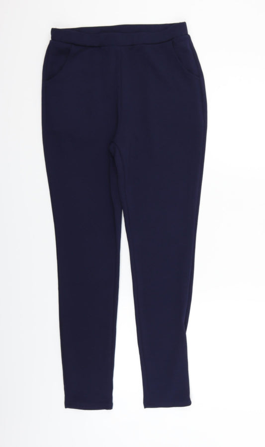 Womens UK Size M SheIn Regular Fit Jegging Blue Trousers