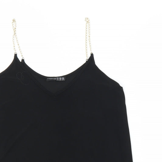 Womens UK Size 8 Primark Black Camisole Blouse
