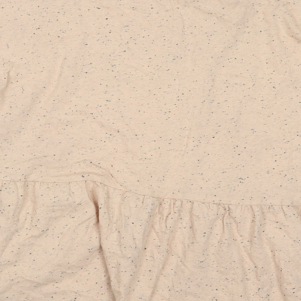 Womens UK Size 12 NEXT Beige Basic T-Shirt
