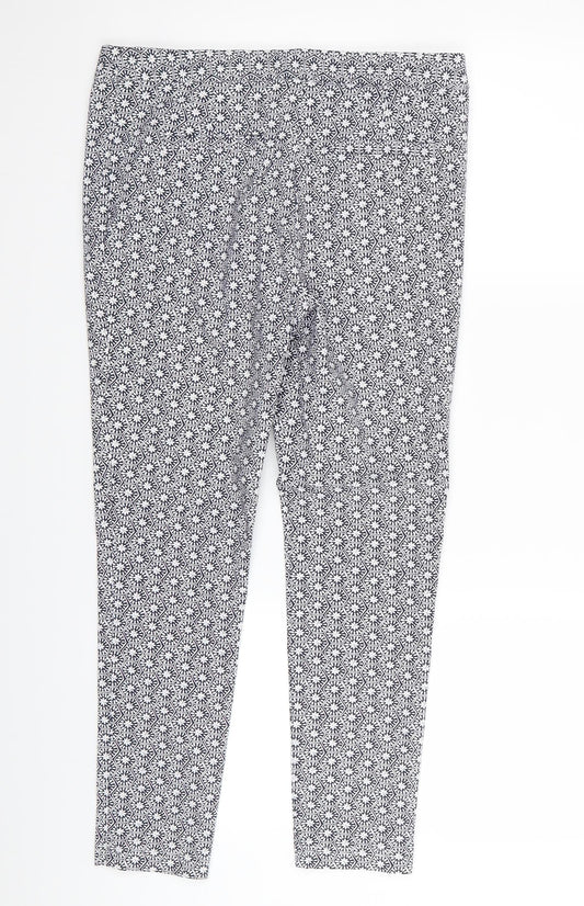 Womens UK Size 10 Dorothy Perkins Regular Fit Blue Trousers