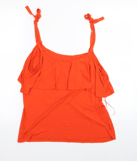 Asda George Womens Orange   Camisole Tank Size 10