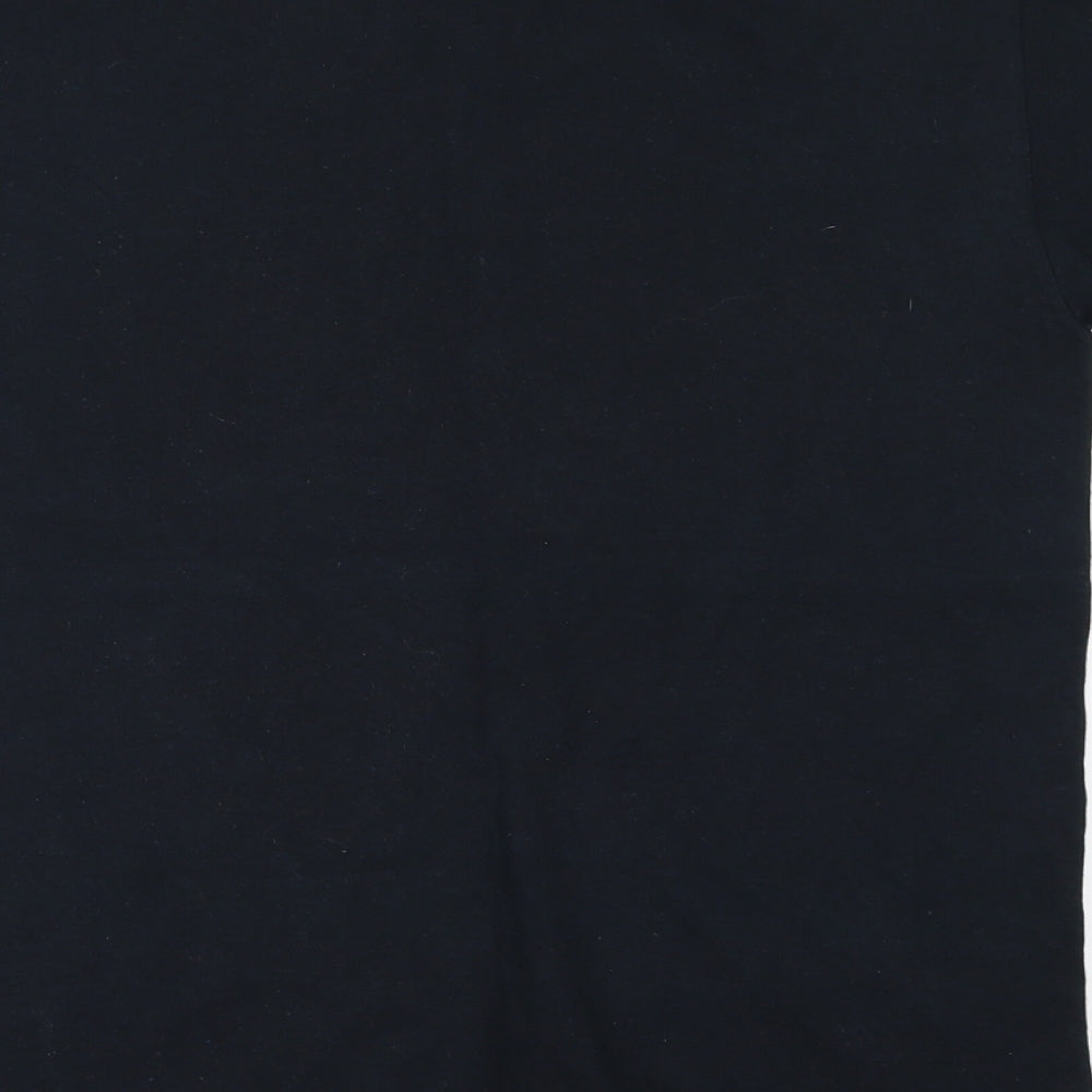 Mens UK Size S Gildan Black T-Shirt