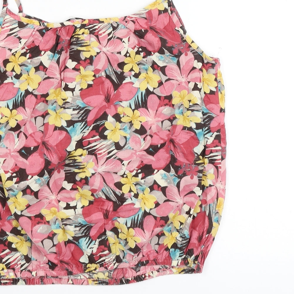 George Womens Multicoloured Floral Camisole T-Shirt Size 8