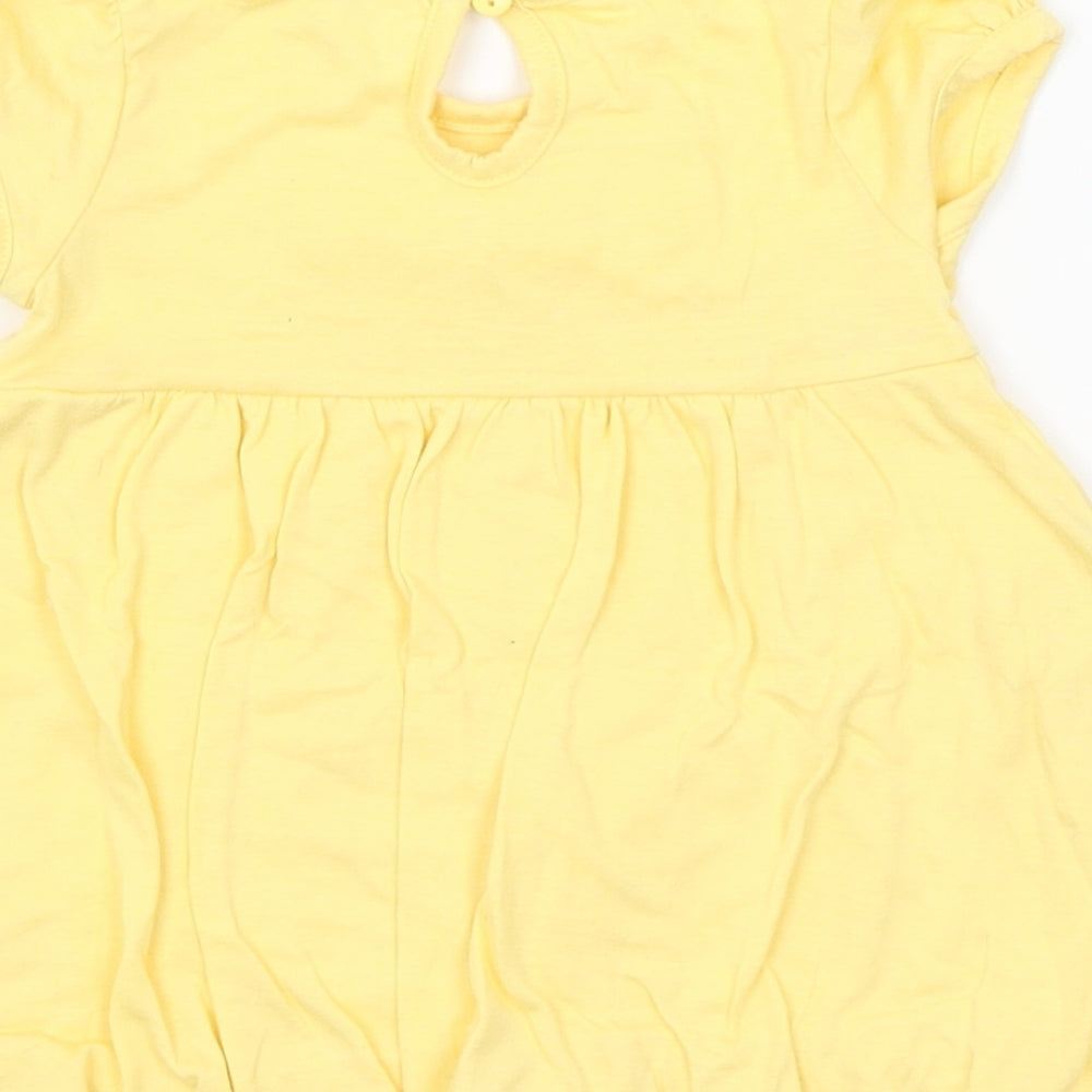 George Baby Yellow Fit & Flare Size 3-6 Months