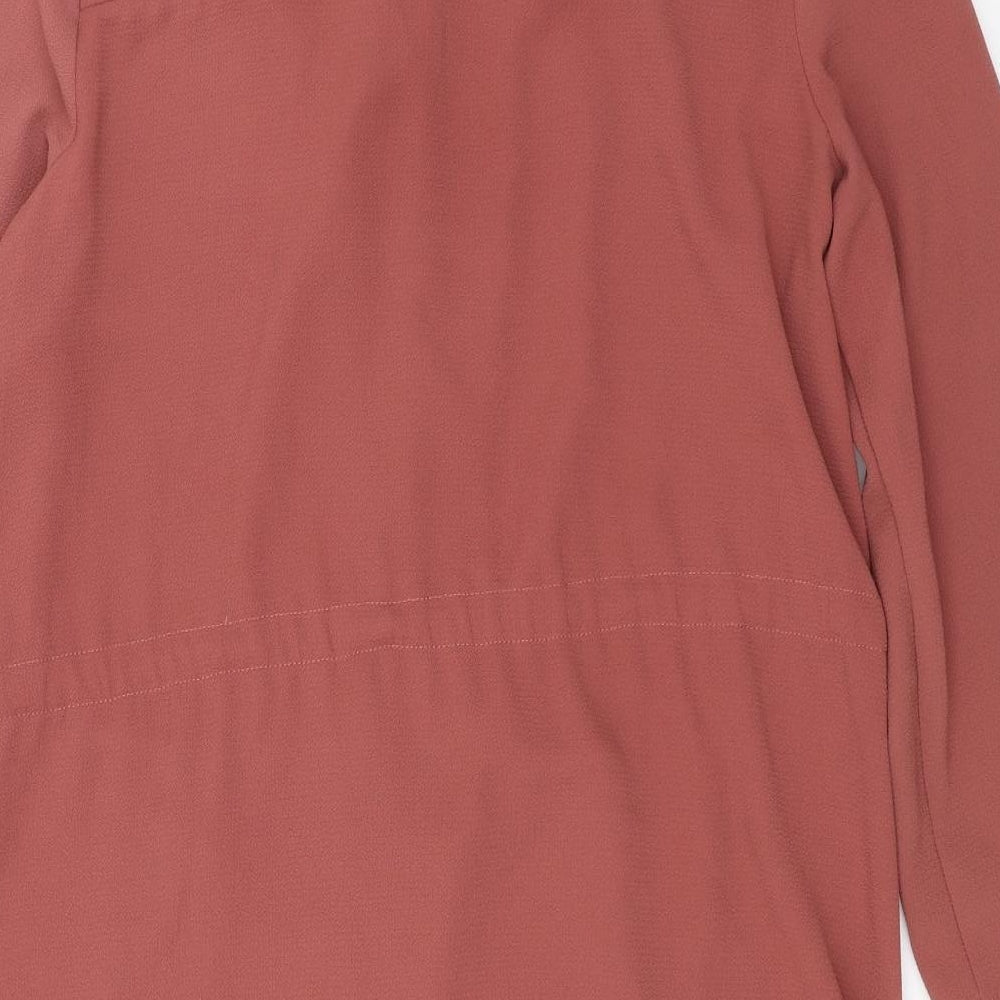 Primark Womens Pink Overcoat Jacket Size 14