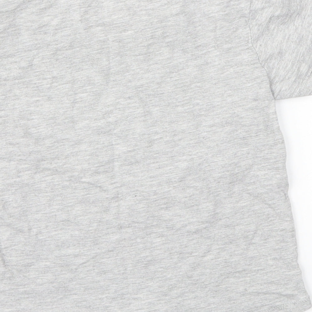 Matalan Girls Grey Animal Print Basic T-Shirt Size 3-6 Months