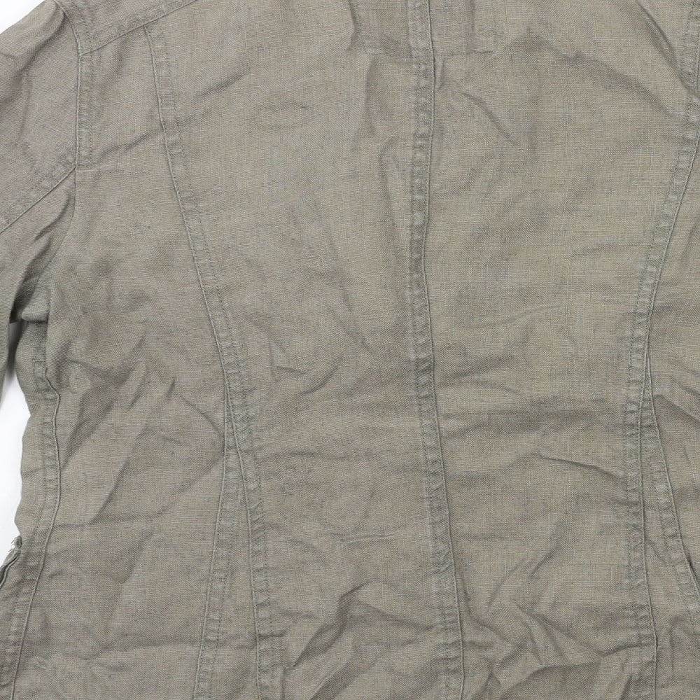 Per Una Womens Brown Jacket Blazer Size 12