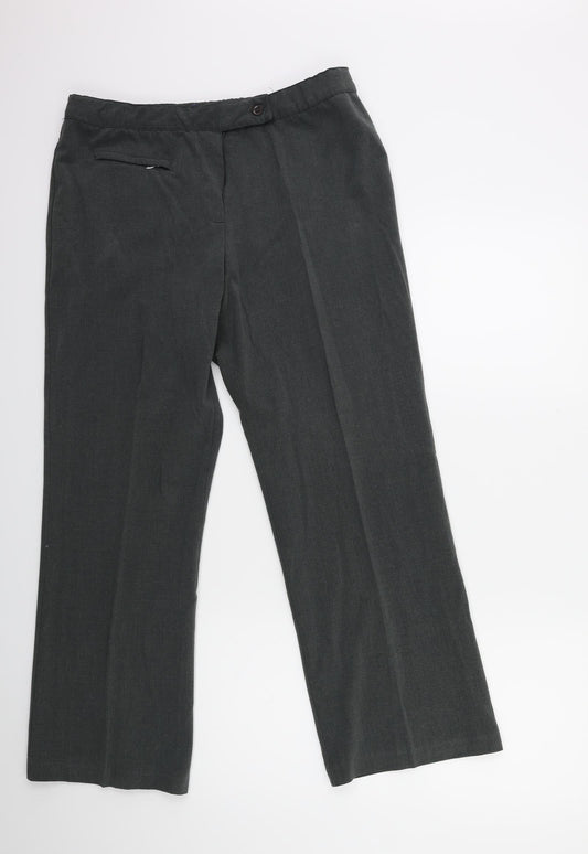 Womens UK Size 14 Autonomy Regular Fit Grey Trousers
